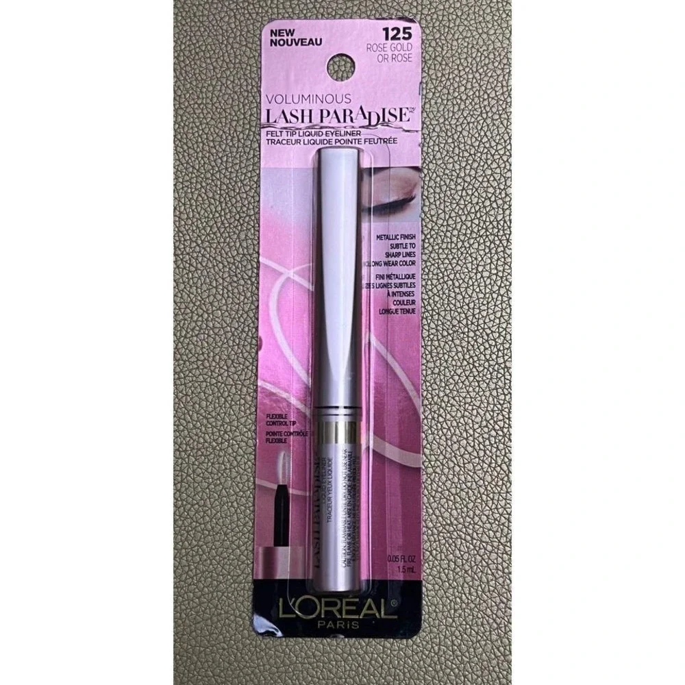 Loreal Voluminous Lash Paradise Liquid Eyeliner - Rose Gold‎ (125)